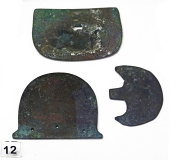 Collection of Bronze axe blades