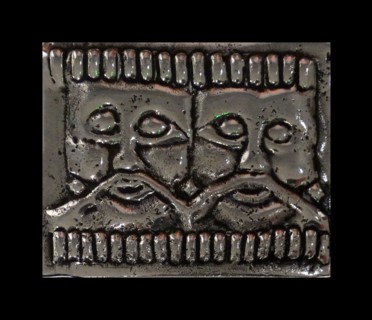 Stamped silver foil