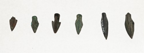 Bronze arrowheads