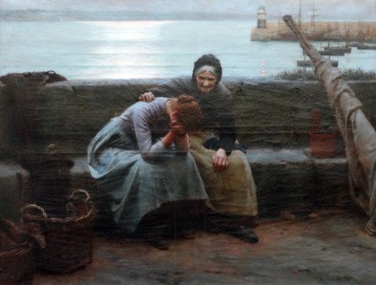 Never Morning Wore to Evening, But Some Heart did Break by Walter Langley