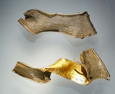 Pair of gold hilt collars from a sword