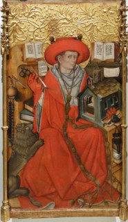 Altar of Saint Jerome, Saint Martin and Saint Sebastian by Jaume Ferrer II