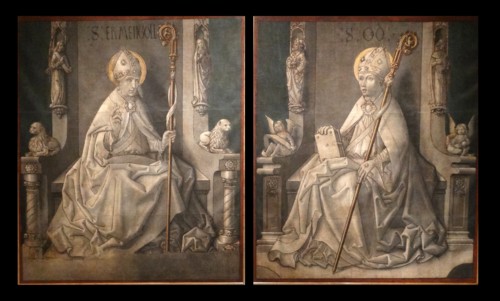 XV century. Folding doors to an organ
