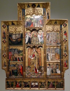 Altarpiece of Saint Ursula and the eleven thousand virgins by Joan Reixach