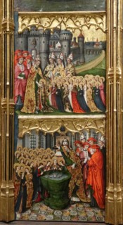 Altarpiece of Saint Ursula and the eleven thousand virgins by Joan Reixach