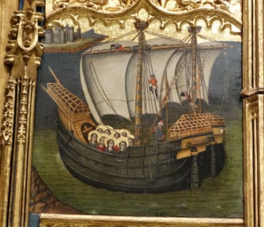 Altarpiece of Saint Ursula and the eleven thousand virgins by Joan Reixach