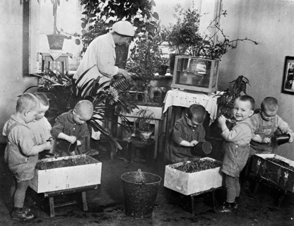State nursery school children in the USSR (soviet Union) 1965