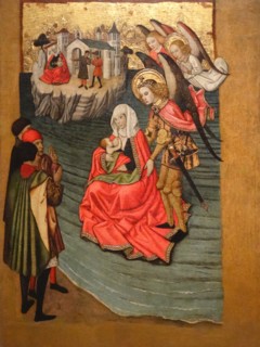 Jaume Huguet (1412–1492) Miracle of Mont Saint-Michel