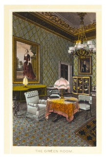 The Green Room at the white House, Washington DC, USA 1900