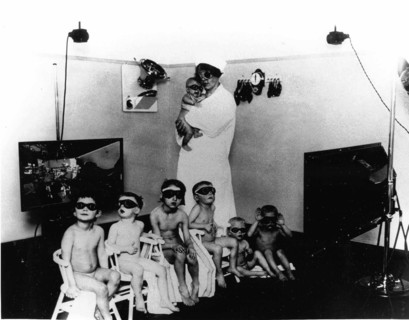 A Nazi nurse with “German super race” children