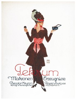 Poster designed by Ludvig Hohlwein, 1926, Colour lithograph.