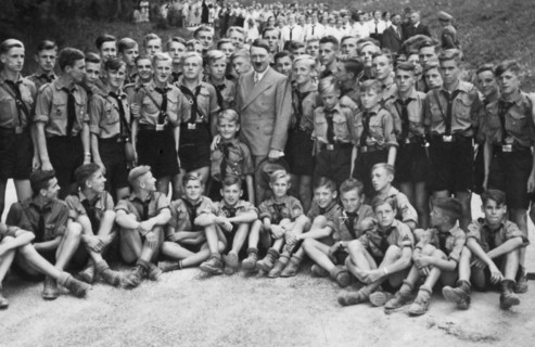 Photograph of Hitler Youth members