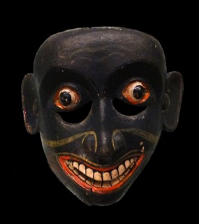 Mask representing a demon associated with fits, from Sri Lanka