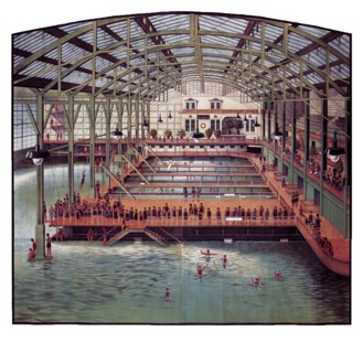 The Sutro Baths, swimming pool complex in San Francisco 1910