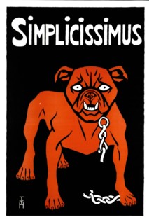 Simplicissimus, 1897. Simplicissimus was a satirical German weekly magazine