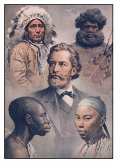 The five races of Mankind.