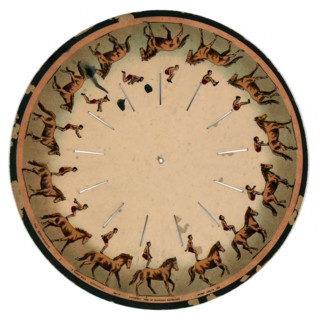 The zoopraxiscope displaying a horse back somersault 1893