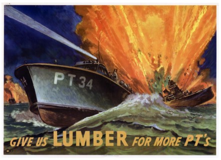 World War Two, American Patriotic Poster.