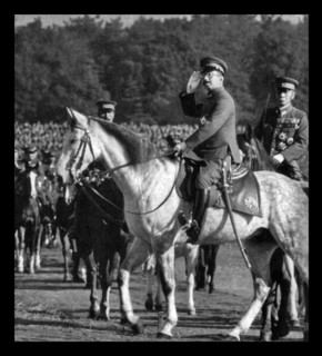 Japanese Emperor Hirohito in the later months of World war two.