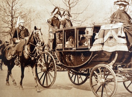 Duke and Duchess of York (Later Queen Elizabeth and King George VI of England, on their wedding day 1923