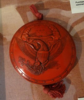 Wax seal of the new American republic after the War of Independence circa 1789