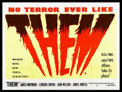 Poster for the 1954 horror film 'Them'