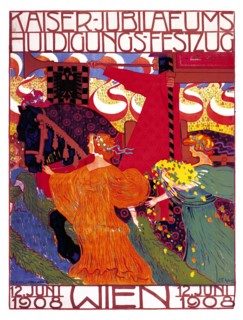 Poster of the Kaiser-Jubiläums- Huldigungs-Festzug by Ludwig Ferdinand Graf