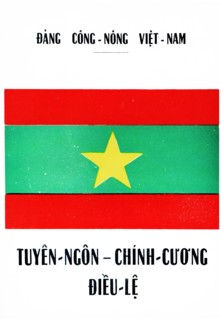 cover of a booklet on the ??ng Công Nông Vi?t Nam