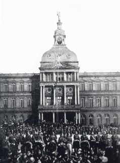 British army parade in Pretoria South Africa during the Boer War
