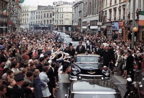 John Kennedy; Trip to Europe: Motorcade in Dublin, Ireland