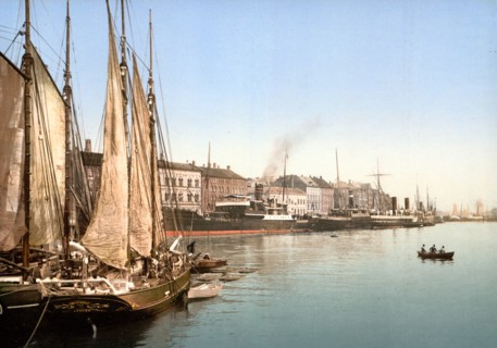 Hafenstrasse (i.e., Havnegade), Copenhagen, Denmark