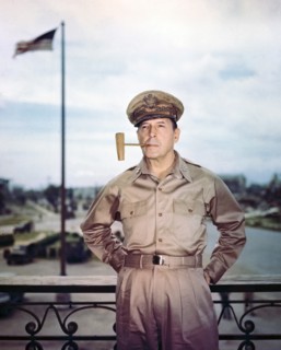 Douglas MacArthur ; American five-star general and Field Marshal of the Philippine Army