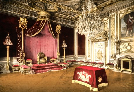 The throne room, Fontainebleau Palace, France