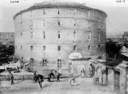 the Narrenturm, or Fools’ Tower, Vienna, Austria.