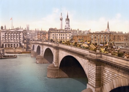 London Bridge, London, England 1890