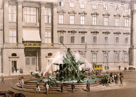 Fountain, Royal Palace, Berlin, Germany 1890