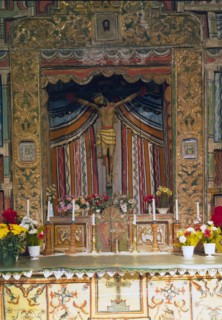 Photograph of an altar in a Russian Orthodox Church