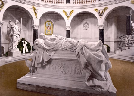 Photograph of Frederick the Great's Mausoleum, Potsdam, Berlin, Germany