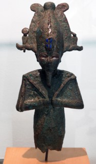 Statuette of the god ancient Egyptian God Osiris