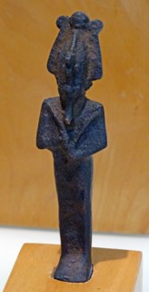 Statuette of the god ancient Egyptian God Osiris