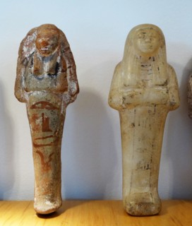 Egyptian Ushabti or ushabtis.