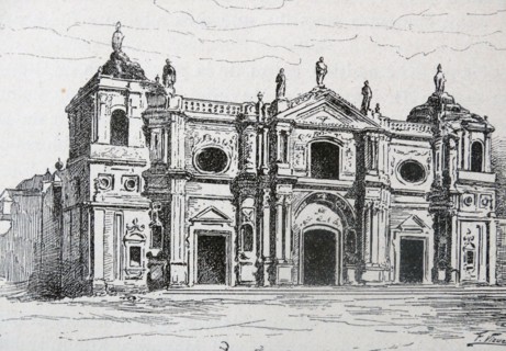 Illustration of the Santo Domingo Monastery