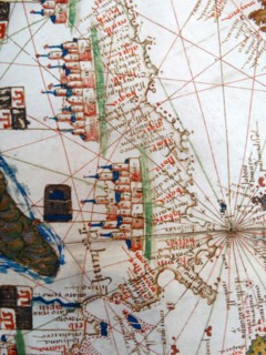 Renaissance map of Europe, Jacopo Russo, 1528,