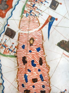 Renaissance map of Europe, Jacopo Russo, 1528,