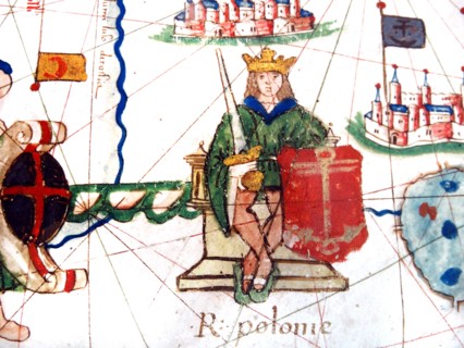 Renaissance map of Europe, Jacopo Russo, 1528,