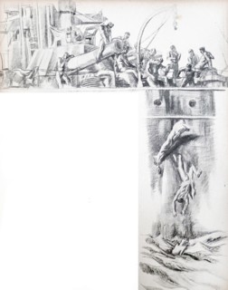 Republican mutineers seize a ship during the Spanish civil war