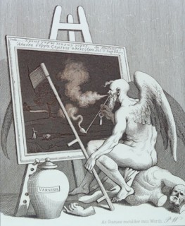 To Nature and yourself appeal, Engraving by William Hogarth;