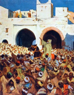 Tetouan, after the military uprising which began the Spanish Civil War 1936