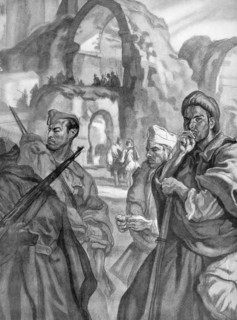Nationalist army unit in battle in the Spanish Civil War 1937