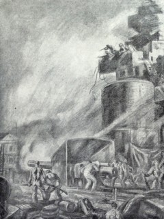 Republicans rebel and mutiny seizing a battleship during the Spanish Civil War 1936